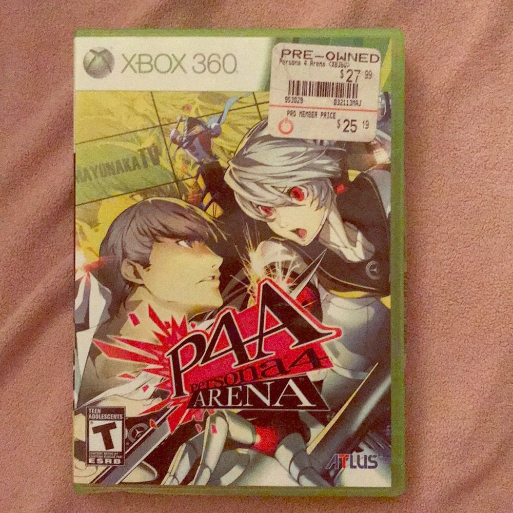 Persona 4 Arena Xbox 360 game